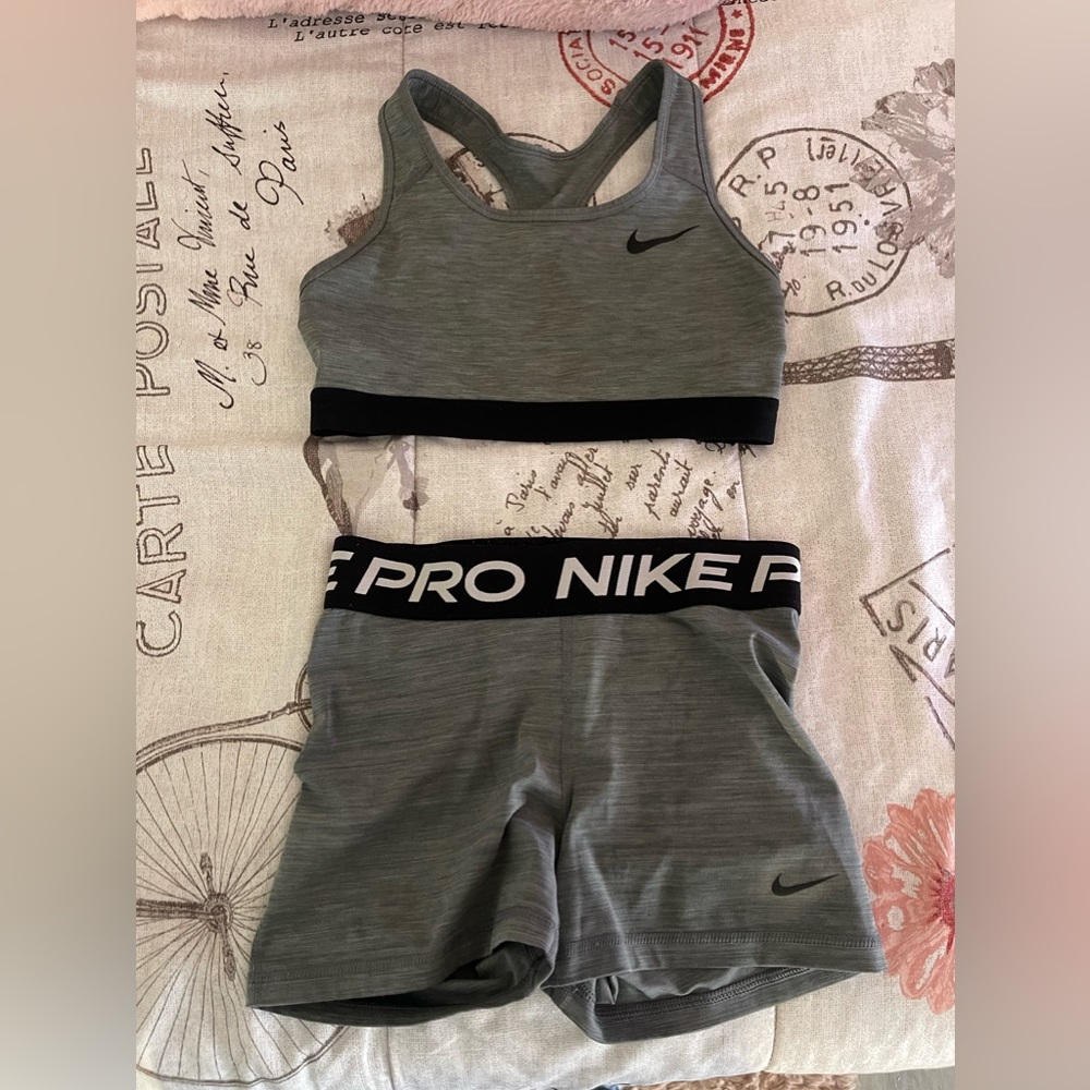 Pro Nike Short and Bra Set